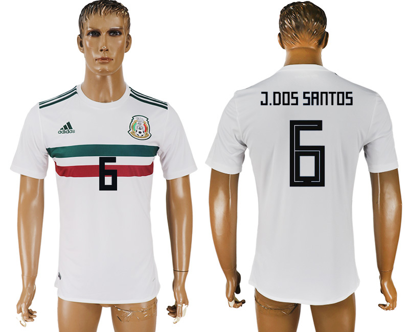 2018 world cup Maillot de foot Mexico #6 J.DOS SANTOS